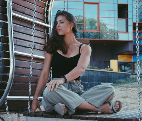 Private Photo of Naked Chick with Passionate Charms