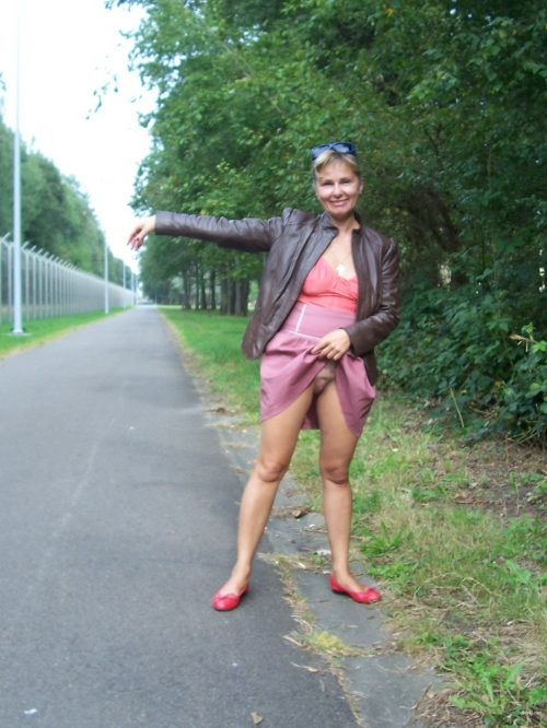 Woman in Forest Strips Down and Flaunts Her Body - Explicit Outdoor Transformation