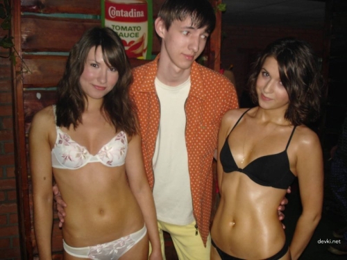 Girls in Lingerie Dancing in Club - Explicit Party Fun