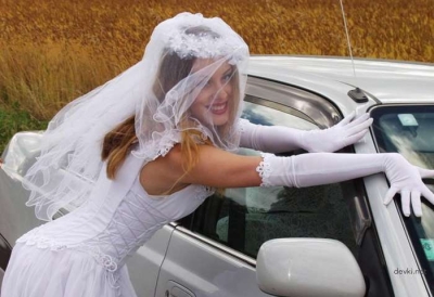 Гибкая невеста на выезде