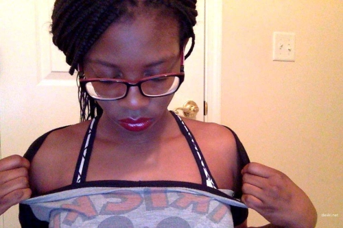 Capturing Her Boobs: Explicit Selfie Photoshoot