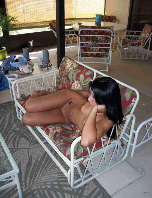 Cum-loving slut gets a facial - XXX cumshot fetish porn photo.