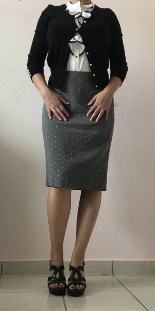 Secretary strips off clothes: Explicit office seduction.