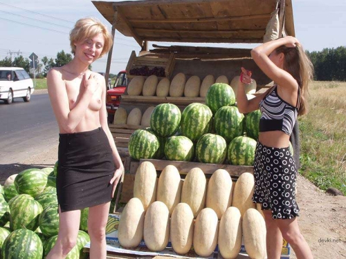 Public Nudity: Russian Girl Undresses Outdoors for Shocking Display