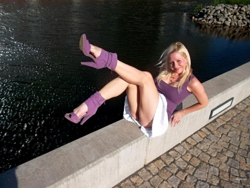 Curvy Woman Flaunts Big Bosom with Exposed Belly - Explicit Photo