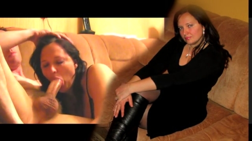 Mature Aunt Gives Sloppy Blowjob - Explicit Oral Sex Video