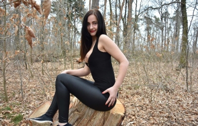 Candid photos in the forest