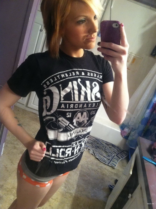 Selfie of a Sexy Woman: Bold and Explicit Photo Captured by Herself