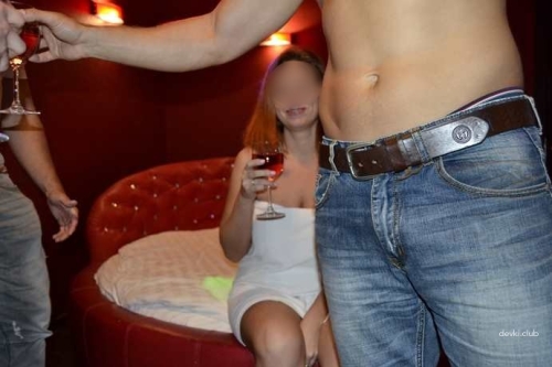 Redhead Sexwife Engages in Hardcore Group Sex Orgy