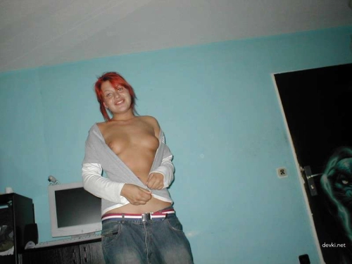 Fiery Redhead Slut Deepthroats Cock
