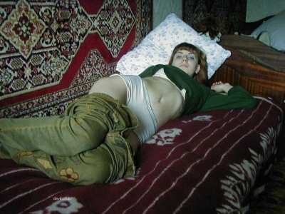 Private photo of a Russian girl at home