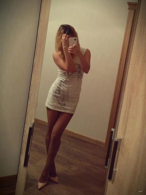 Hot Selfie in Nude Stockings: Bold and Explicit Photoshoot