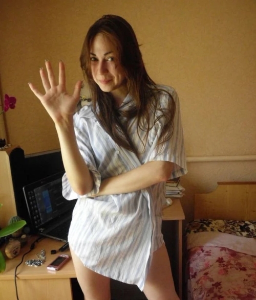 Sexy Young Woman Lariska in Sultry Lingerie - Hot Russian Babe Exposed