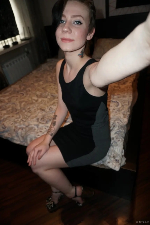 Sexy Tinka Strips Down to Nothing But Socks