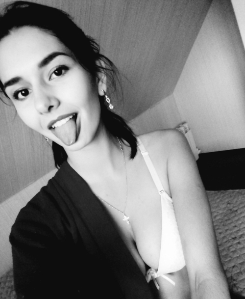 Beautiful naked beauty's tits in various angles