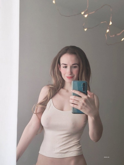 Selfies from a slender busty girl