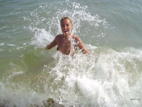 Explicit Nude Beach Vacation Photo