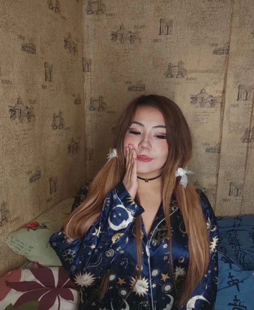 Young Plump Asian Geisha with Explicit Desires