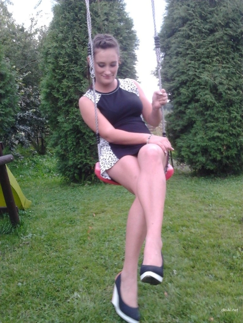 Slut on Swings and at Home: XXX Explicit Photos