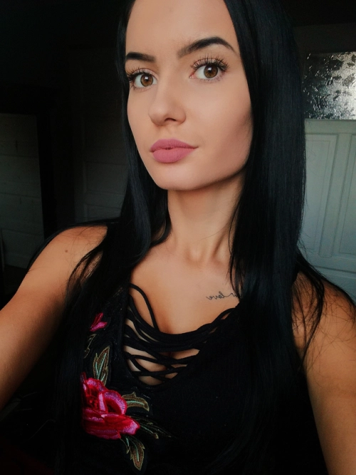 Slim Cutie with Big Boobs and Tattoo - Explicit Nude Photoshoot