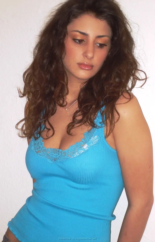 Shy Girl Hesitant to Show Her Pussy - Explicit Close-Up Photo