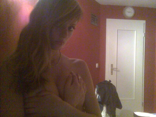 Naked Blonde (Part 4): Explicit Photoshoot with Busty Model