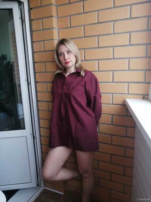 Milf Shows Boobs by Window: Explicit Busty Display for Voyeurs