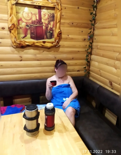 Wife in the sauna -3