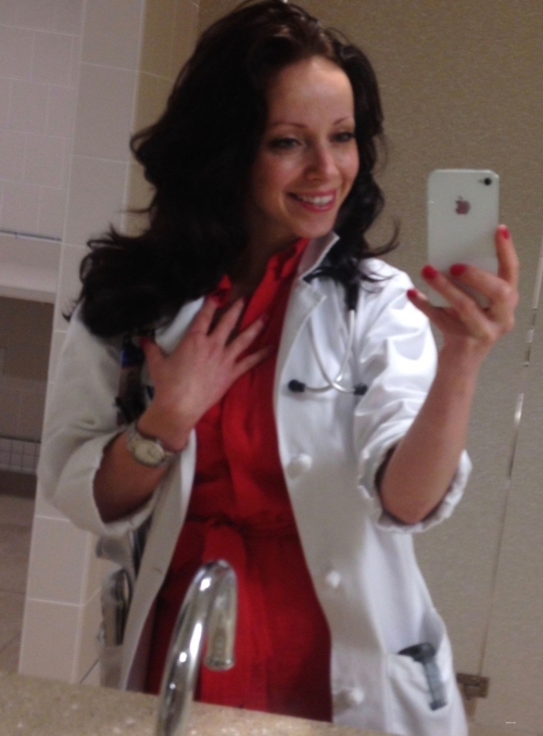 Hot Brunette with Stunning Cleavage - Explicit Busty Beauty