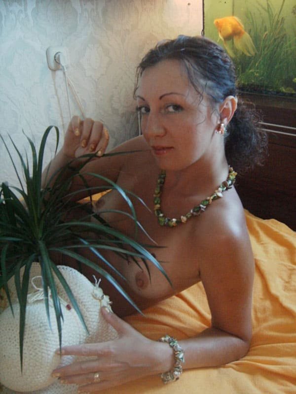 Mature poses at home and outdoors