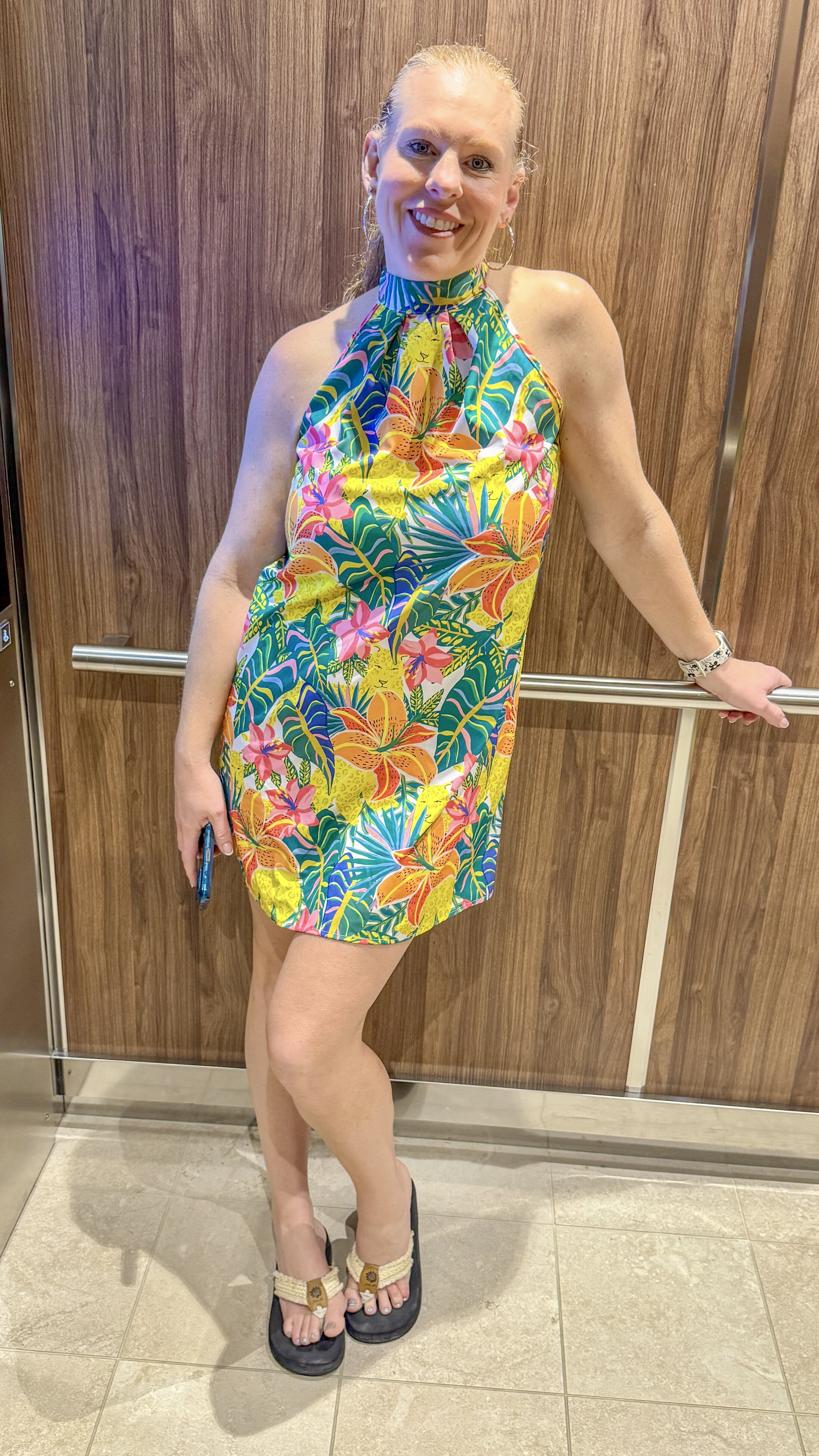 Hot MILF Shows Off Big Tits and Shaved Pussy on Cruise Vacation